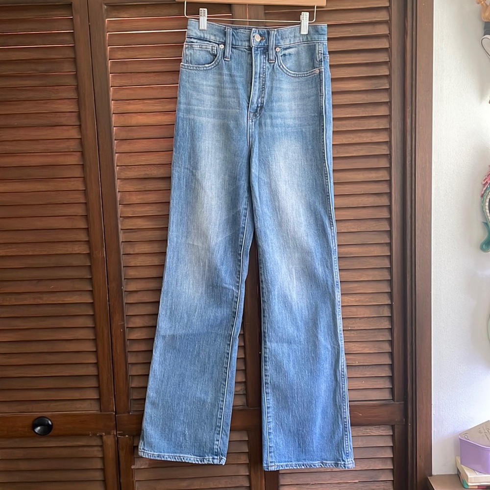 High waist Madwell flare jeans
